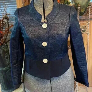 Worth New York women’s navy blue size 6 blazer.